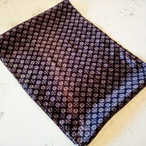 Vintage Masai Blue & Brown Patterned Oblong Scarf